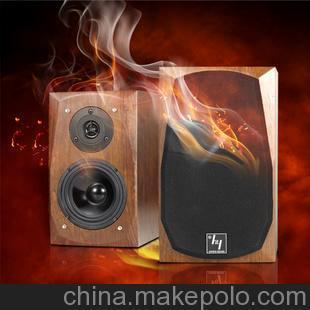 豪韻工廠現貨 2.0有源多媒體電腦音箱，HIFI木質桌面音質之選